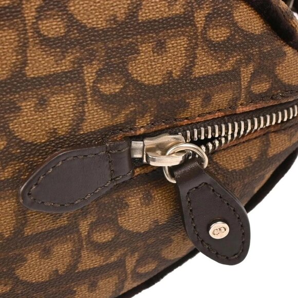 Christian Dior Brown PVC Trotter Romantic Handbag 07-BO-0075 176918 - Picture 4 of 10